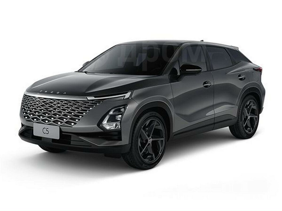 Коврики текстильные "Классик" для Omoda C5 I (suv / Рестайлинг) 2023 - Н.В., темно-серые, 3шт.