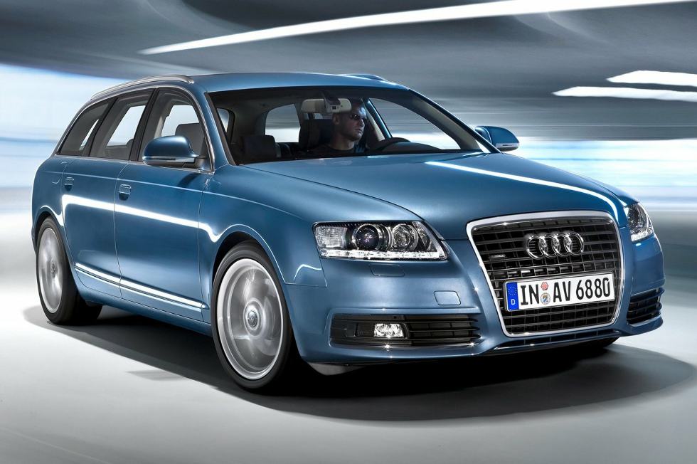 Коврики текстильные "Стандарт" для Audi A6 III (универсал / C6) 2008 - 2010, черные, 5шт.