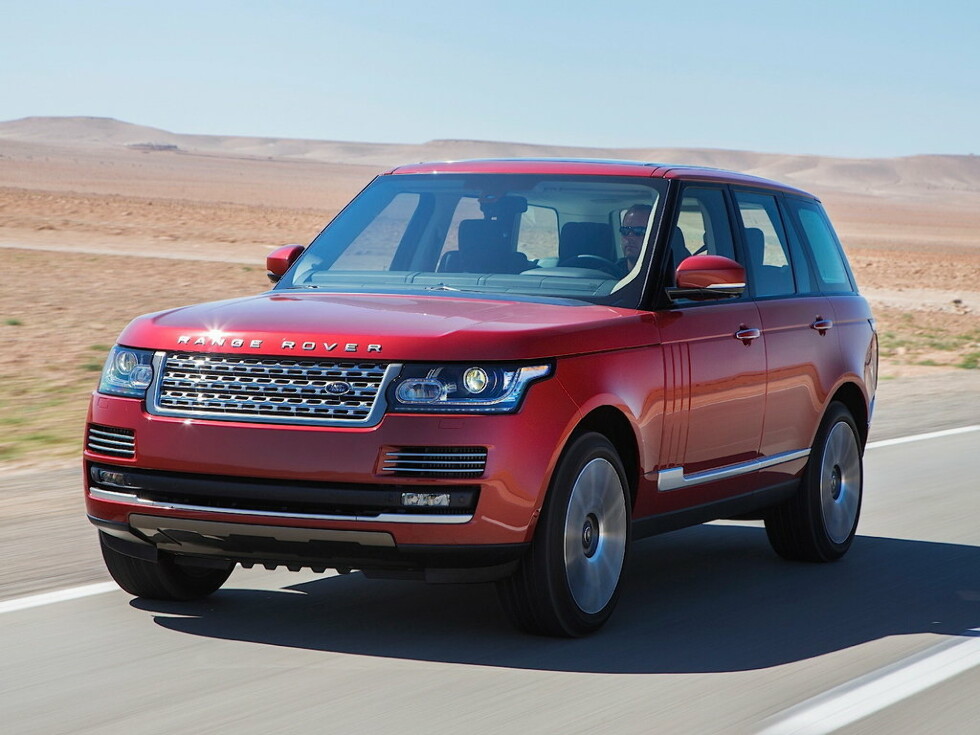 Коврики текстильные "Стандарт" для Land Rover Range Rover IV (suv / L405) 2012 - 2017, черные, 3шт.