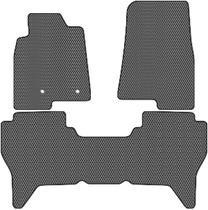 Коврики "EVA сота" в салон Mitsubishi Pajero III (suv / V70 (5 дв.)) 2003 - 2006, серые 3шт.