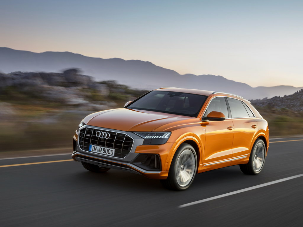 Коврики текстильные "Стандарт" для Audi Q8 I (suv / 4MN) 2018 - Н.В., черные, 5шт.