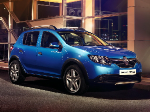 Коврики текстильные для Renault Sandero Stepway II (хэтчбек 5 дв) 2014 - 2019