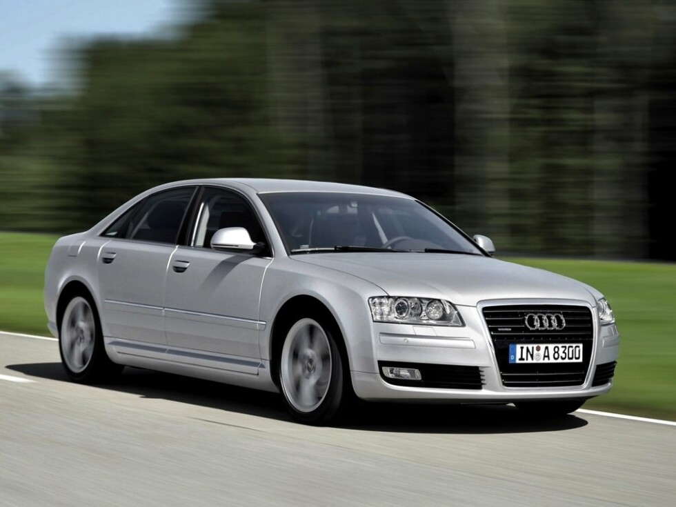 Коврики текстильные "Классик" для Audi A8 Long (седан / D3) 2007 - 2009, черные, 5шт.