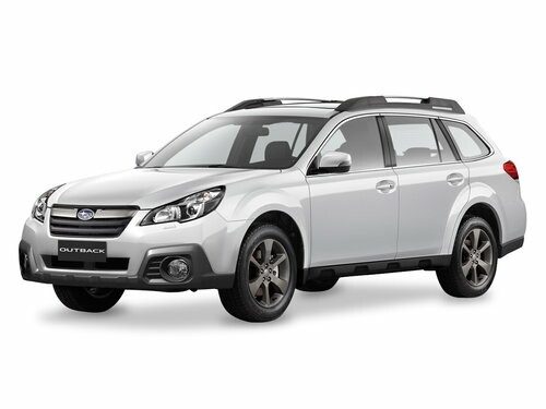 Коврики ЭВА "EVA ромб" для Subaru Outback (универсал / BR) 2009 - 2015, черные, 4шт.