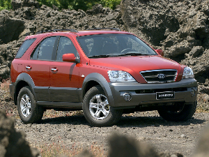 Коврики текстильные для Kia Sorento I (suv / BL) 2002 - 2006