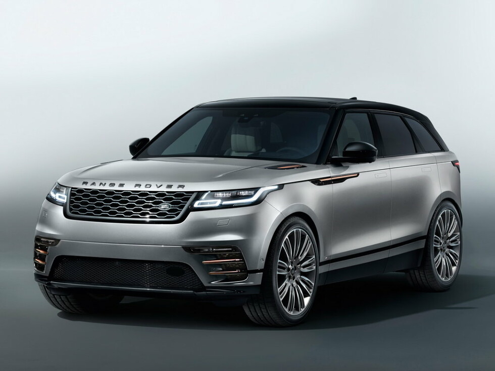 Коврики текстильные "Премиум+" для Land Rover Range Rover Velar (suv / L560) 2017 - Н.В., черные, 5шт.