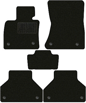 Коврики "Стандарт" в салон BMW X5 II (suv / E70) 2010 - 2013, черные 5шт.