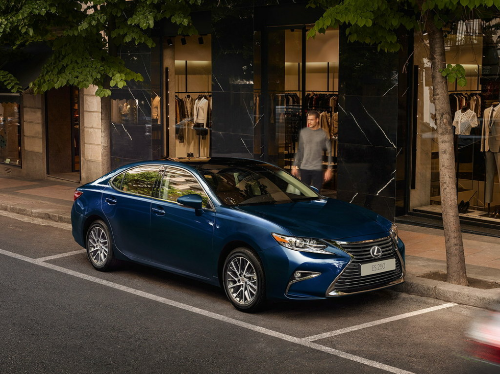 Коврики ЭВА "EVA ромб" для Lexus ES250 (седан / XV60) 2015 - 2018, черные, 4шт.