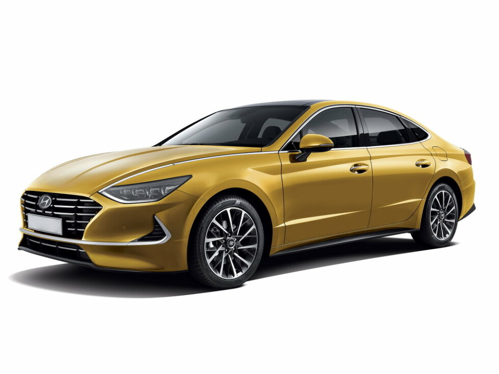 Коврики ЭВА "EVA ромб" для Hyundai Sonata VIII (седан / DN8) 2019 - Н.В., черные, 3шт.