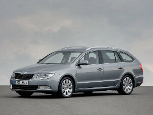 Коврики EVA для Skoda Superb II (универсал / 3T5 без электро-привода передних сидений) 2009 - 2013