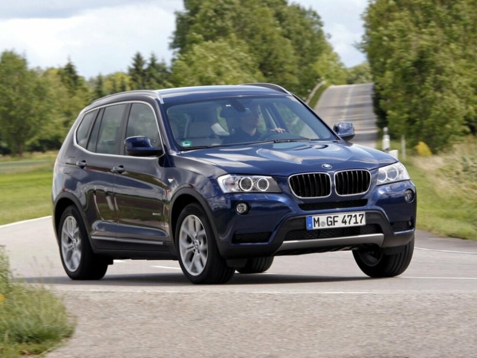 Коврики текстильные "Стандарт" для BMW X3 II (suv / F25) 2010 - 2014, черные, 5шт.