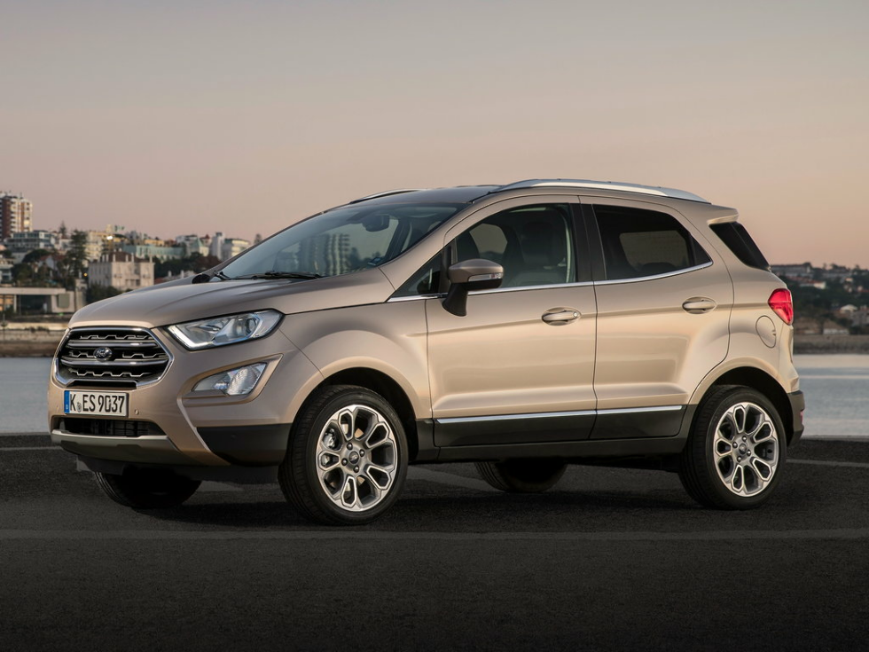 Коврики ЭВА "EVA ромб" для Ford EcoSport (suv) 2017 - Н.В., черные, 4шт.