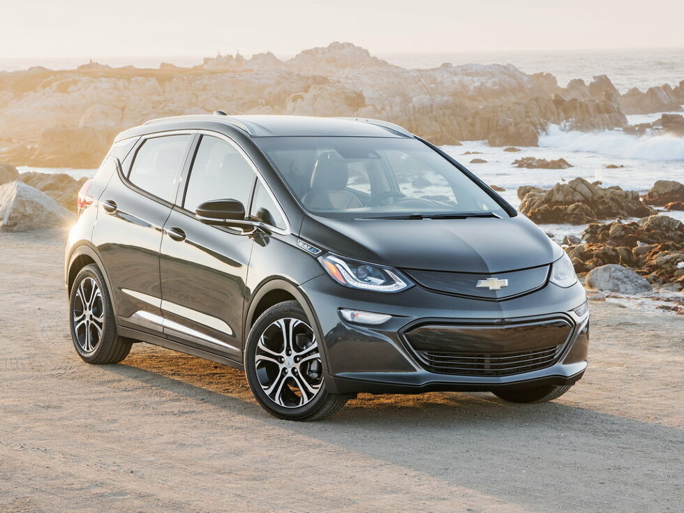 Коврики ЭВА "EVA ромб" для Chevrolet Bolt I (хэтчбек 5 дв) 2016 - 2021, черные, 3шт.