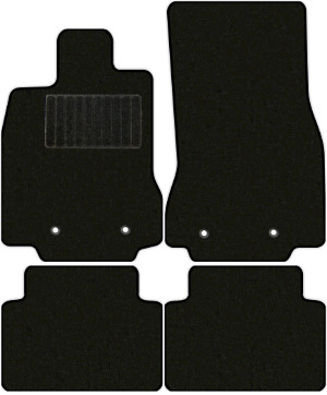 Коврики "Стандарт" в салон Jaguar XF I (седан / X250) 2007 - 2011, черные 4шт.