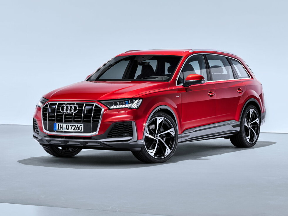 Коврики текстильные "Классик" для Audi Q7 II (suv / 4MB) 2019 - Н.В., черные, 5шт.