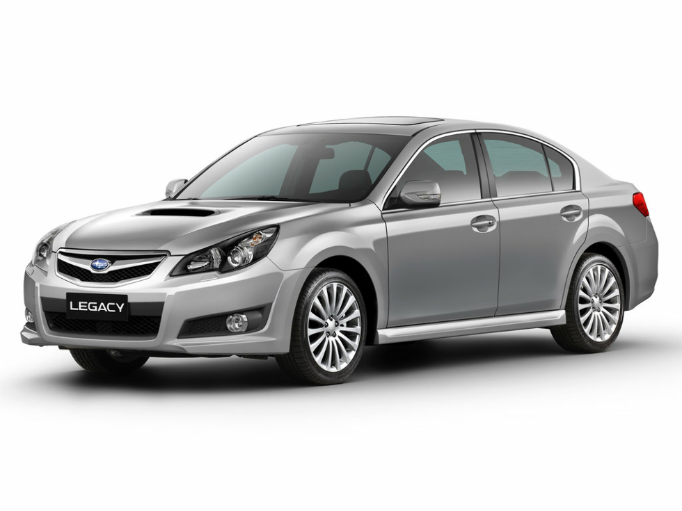 Коврики ЭВА "EVA ромб" для Subaru Legacy (седан / BM) 2009 - 2013, черные, 4шт.