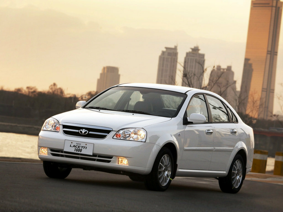 Коврики текстильные "Стандарт" для Daewoo Lacetti (седан / J200) 2004 - 2009, черные, 5шт.