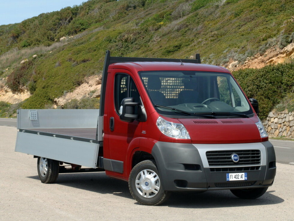 Коврики ЭВА "EVA ромб" для Fiat Ducato (грузовик) 2006 - 2014, черные, 2шт.