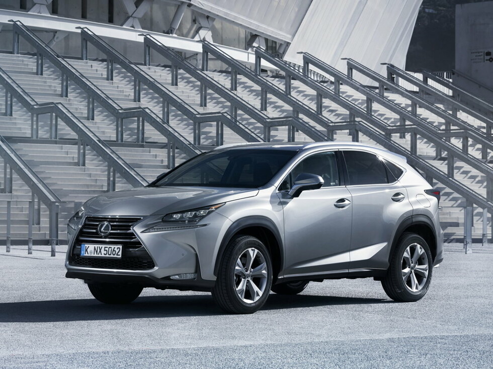 Коврики ЭВА "EVA ромб" для Lexus NX200t (suv / AGZ15) 2014 - 2017, черные, 5шт.